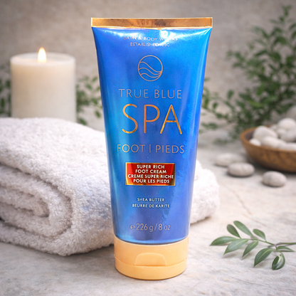 True Blue SPA Shea Butter Super Rich Foot Cream - Bath & Body Works
