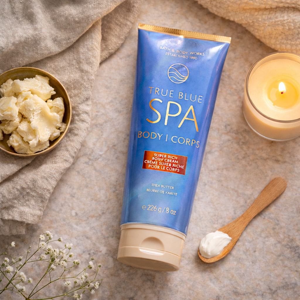 Crème super riche pour le corps beurre de Karité True Blue SPA - Bath & Body Works