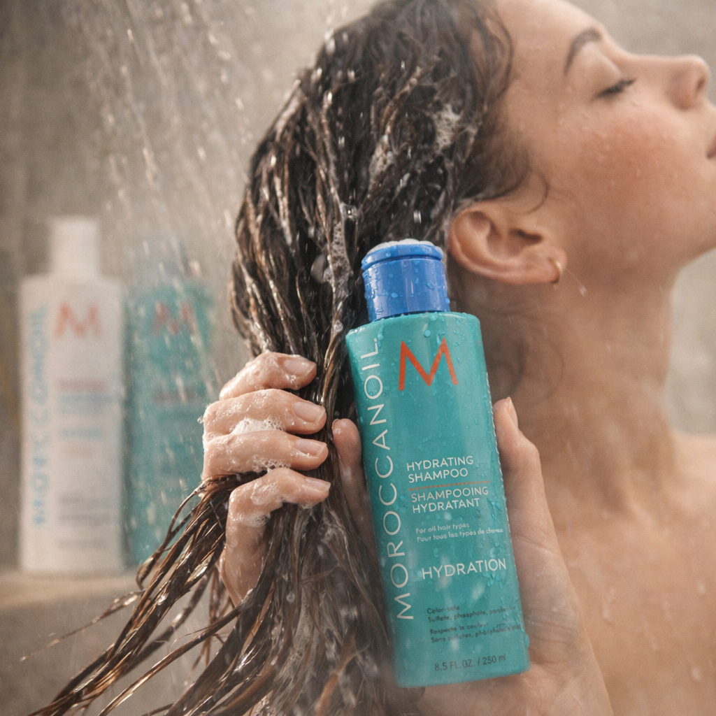 Ensemble hydratation capillaire – Shampoing & Revitalisant hydratants – Moroccanoil