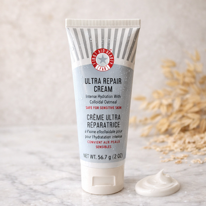 Ultra Repair Intense Hydration Cream, for face and body skin repair – First Aid Beauty.