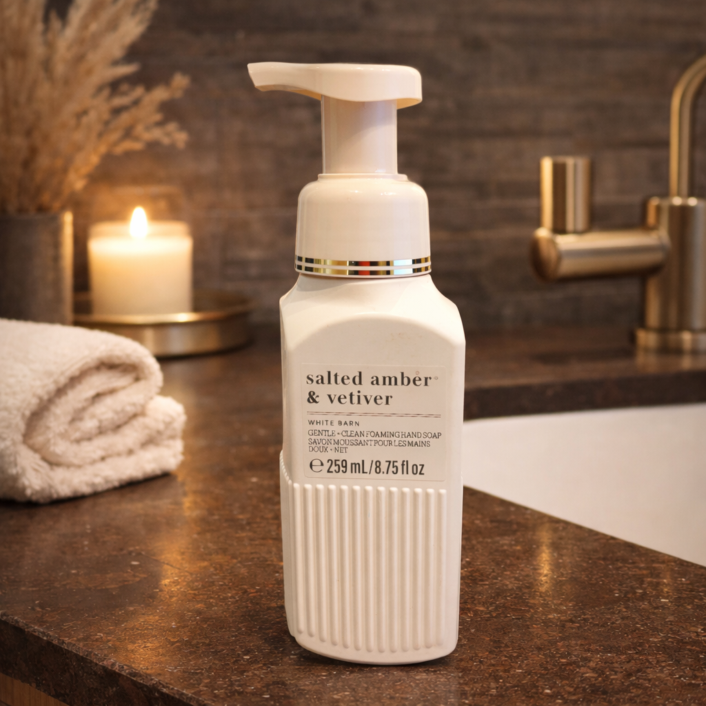 Gentle & Clean Foaming Hand Soap - Salted Amber & Vetiver - Bath & Body Works