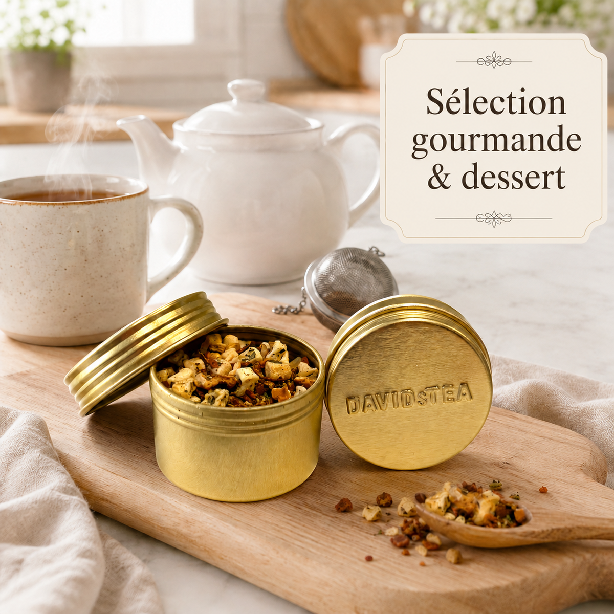 Coffret Moment pêche & vanille - Collection Pause gourmande & maison