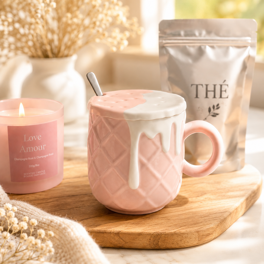 Tasse gourmande biscuit à la crème – Céramique ludique