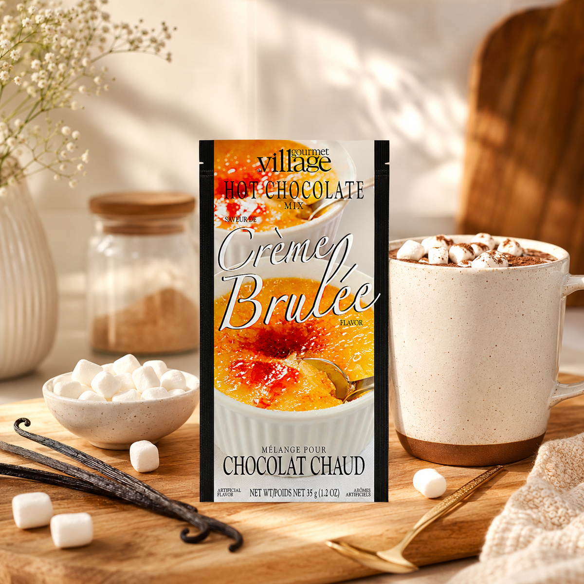 Mini hot chocolate – Crème brûlée