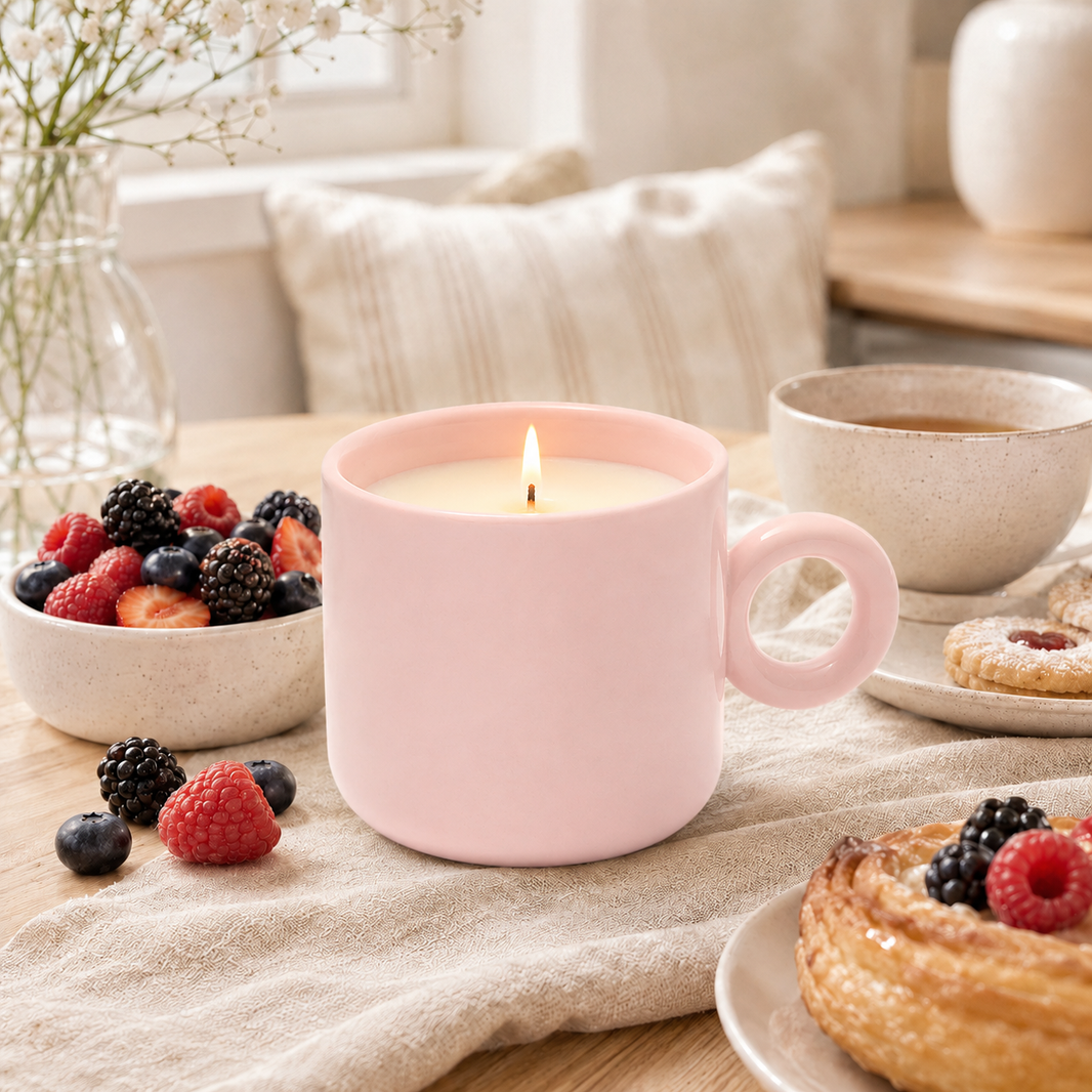 Tasse-bougie réutilisable – Baies sauvages