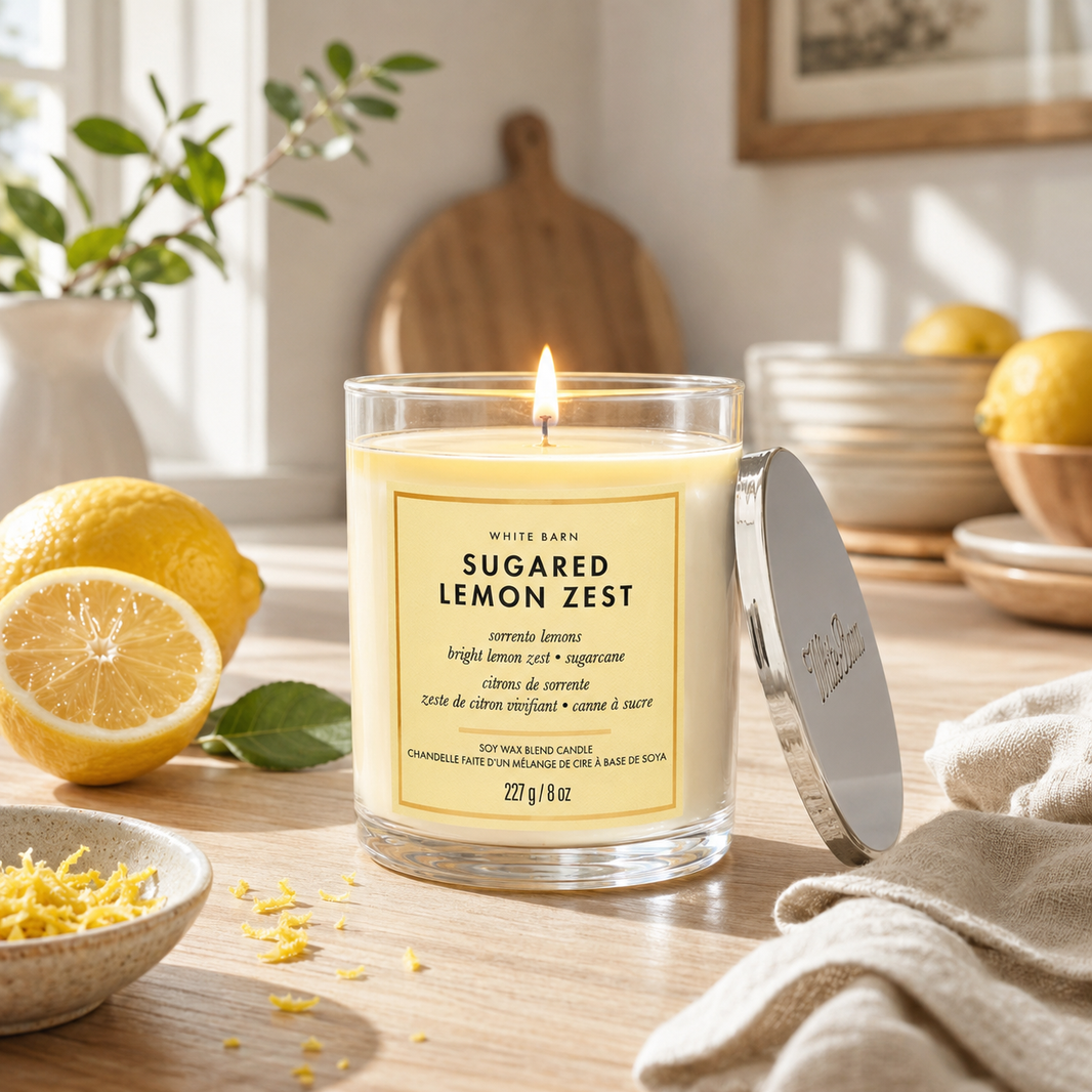 Bougie à 1 mèche – Sugared Lemon Zest – Bath & Body Works