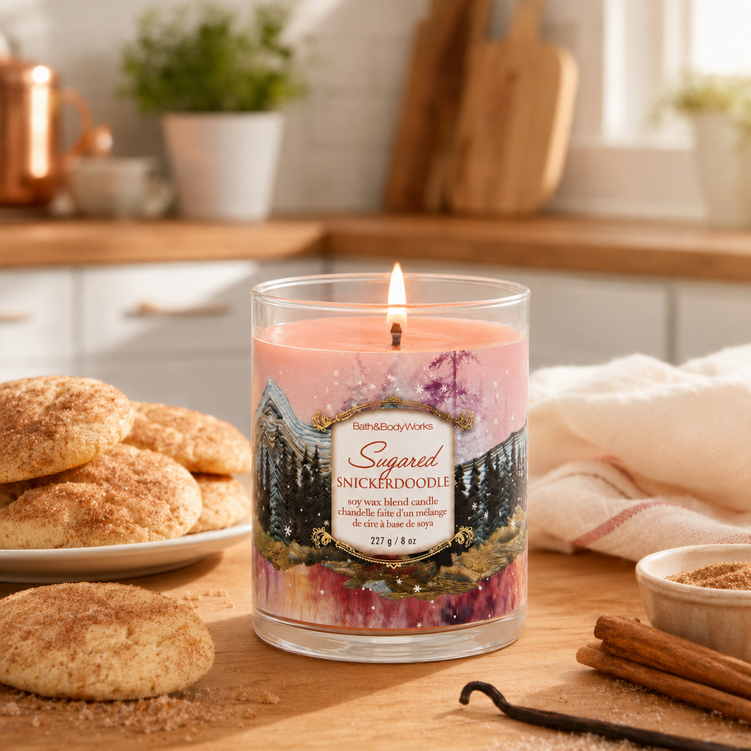 Bougie parfumée 1 mèche – Sugared Snickerdoodle - Bath & Body Works