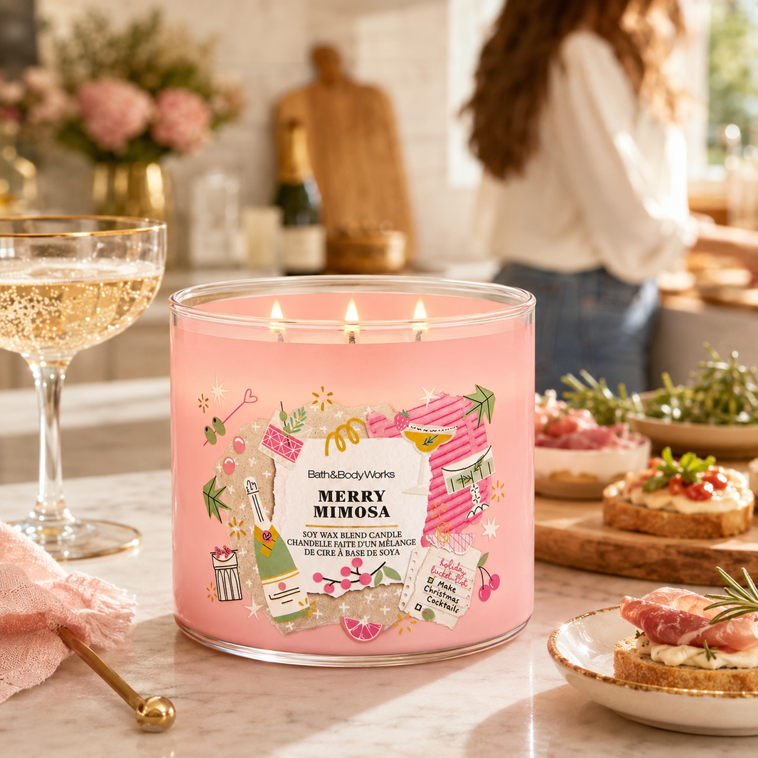 Bougie à 3 mèches - Merry Mimosa - Bath & Body Works