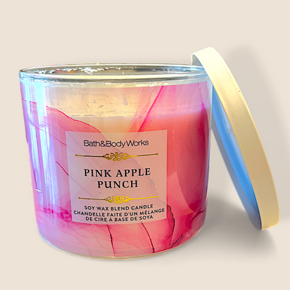 Bougie à 3 mèches -Pink Apple Punch- Bath & Body Works