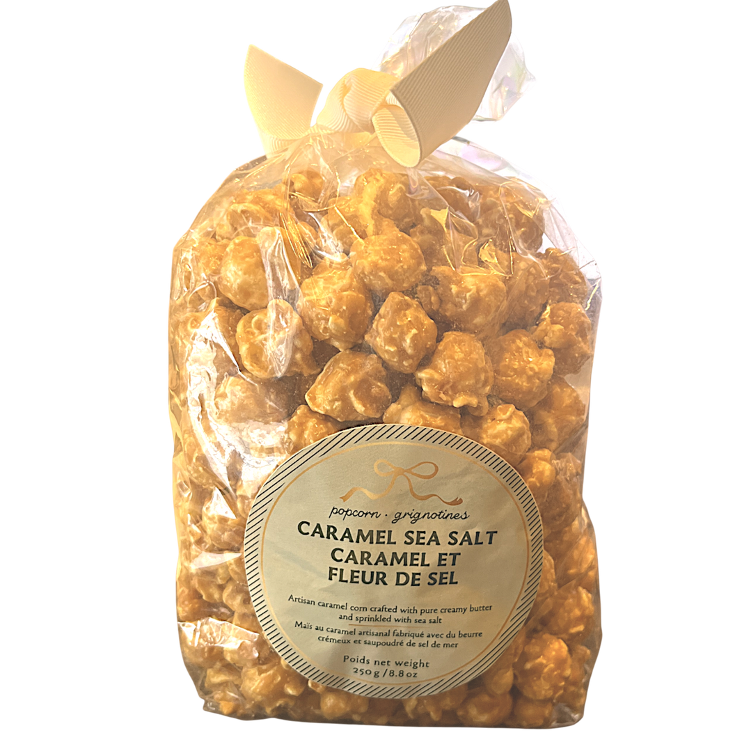 Popcorn au caramel & fleur de sel – Douceur gourmande