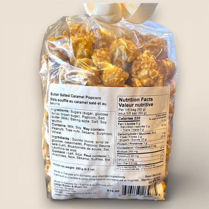 Popcorn au caramel & fleur de sel – Douceur gourmande