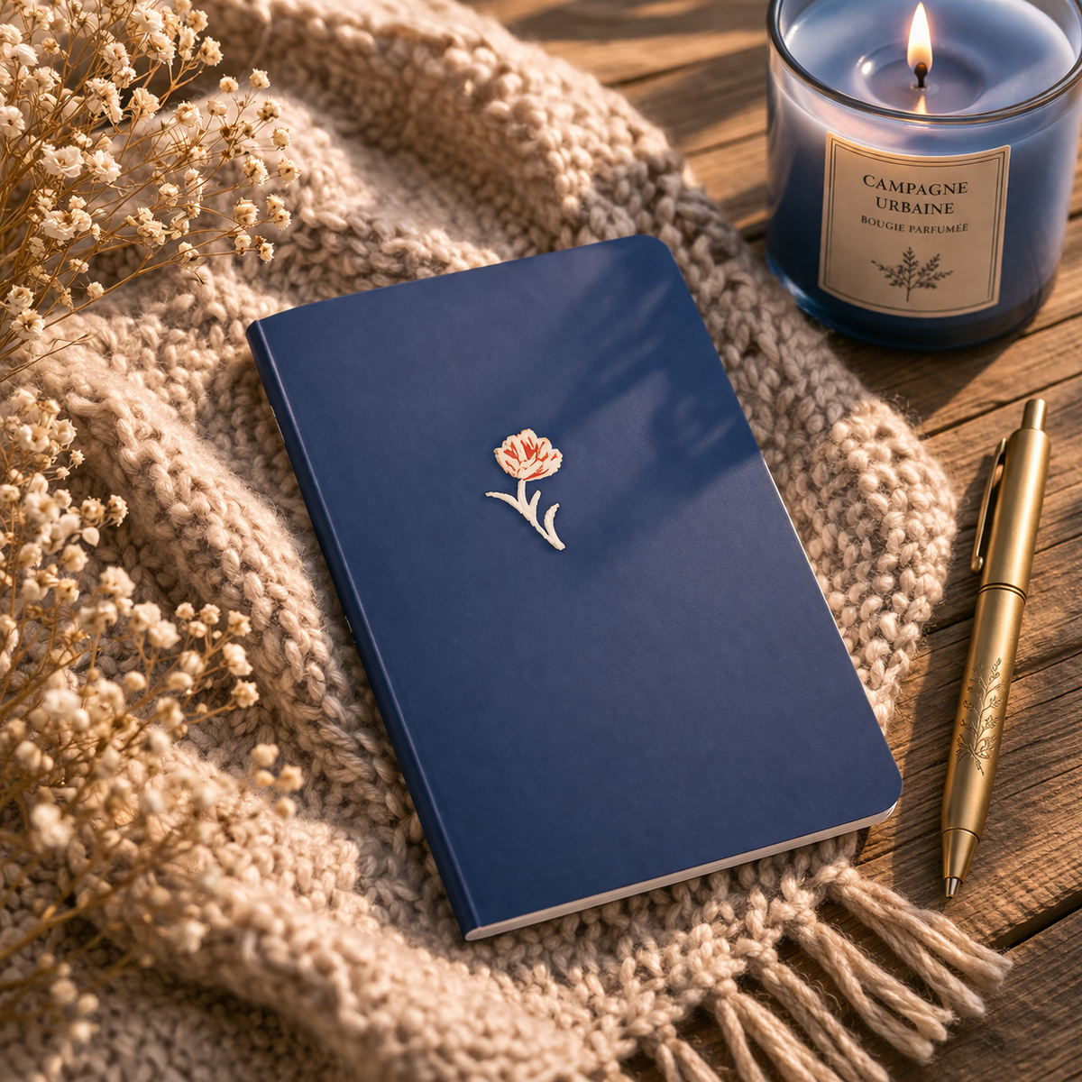 Notebook - Delicate botanical collection - (4 visuals available)