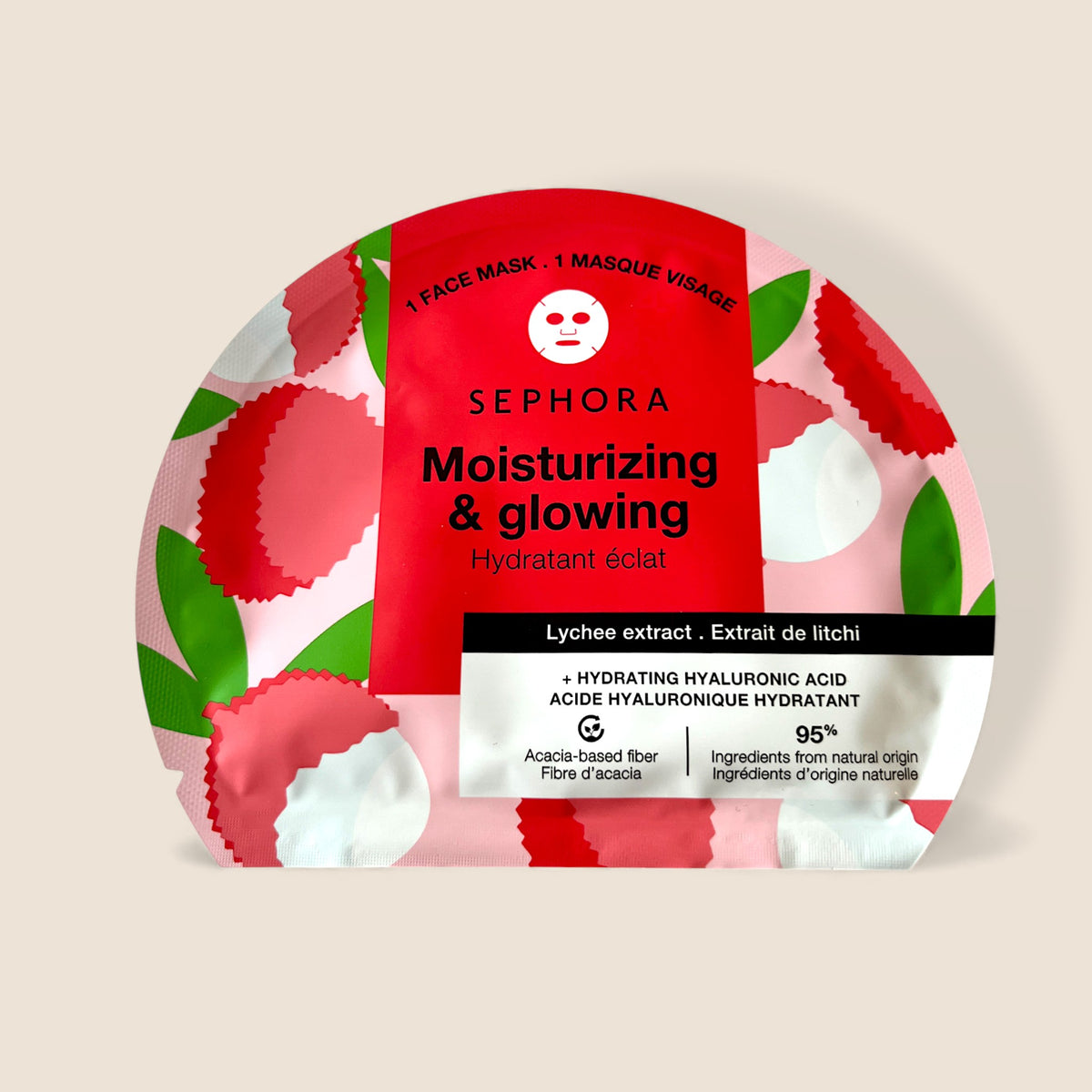 Hydrating Radiance Facial Mask – Lychee - Sephora