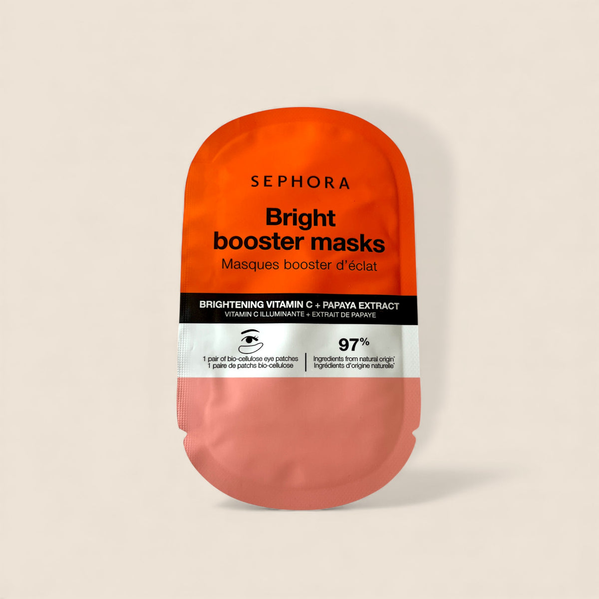 Masque yeux éclat – Vitamine C & Papaye - Sephora