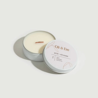 Bougie Mûre + Rhubarbe – Oli & Eve 3 oz