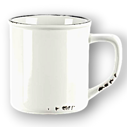Tasse vintage en grès style rétro – 2 couleurs disponibles