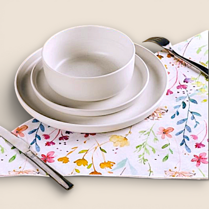 Serviette de table Anetta – Coton & polyester - Rose