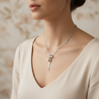 Collier inspirant CHANCE - format carré