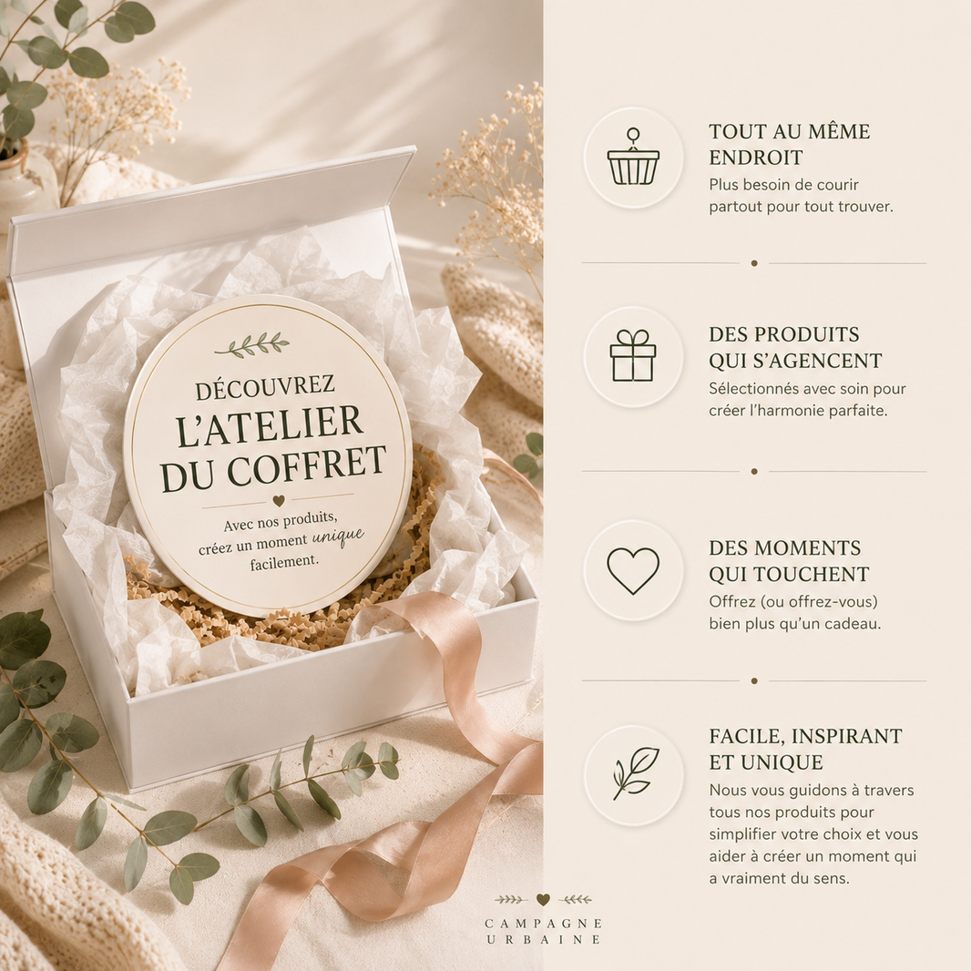 Créer un coffret cadeau personnalisé dans l’Atelier Lainoha
