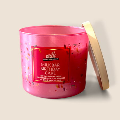 Bougie à 3 mèches - Milk Bar Birthday Cake - Bath & Body Works