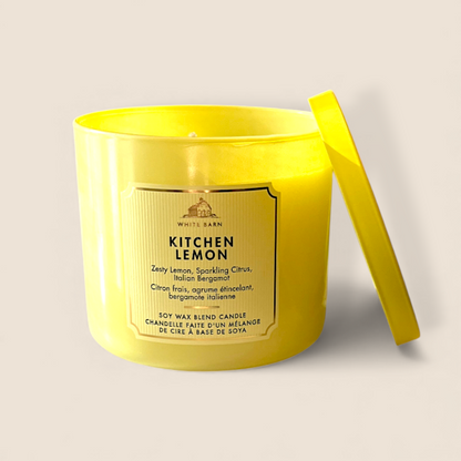 Bougie à 3 mèches - Kitchen Lemon - Bath & Body Works
