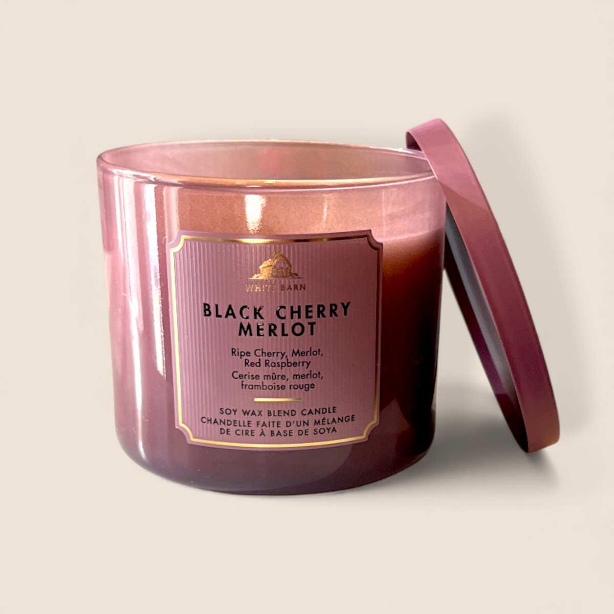 Bougie à 3 mèches - Black Cherry Merlot - Bath & Body Works