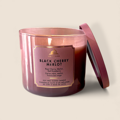 Bougie à 3 mèches - Black Cherry Merlot - Bath & Body Works
