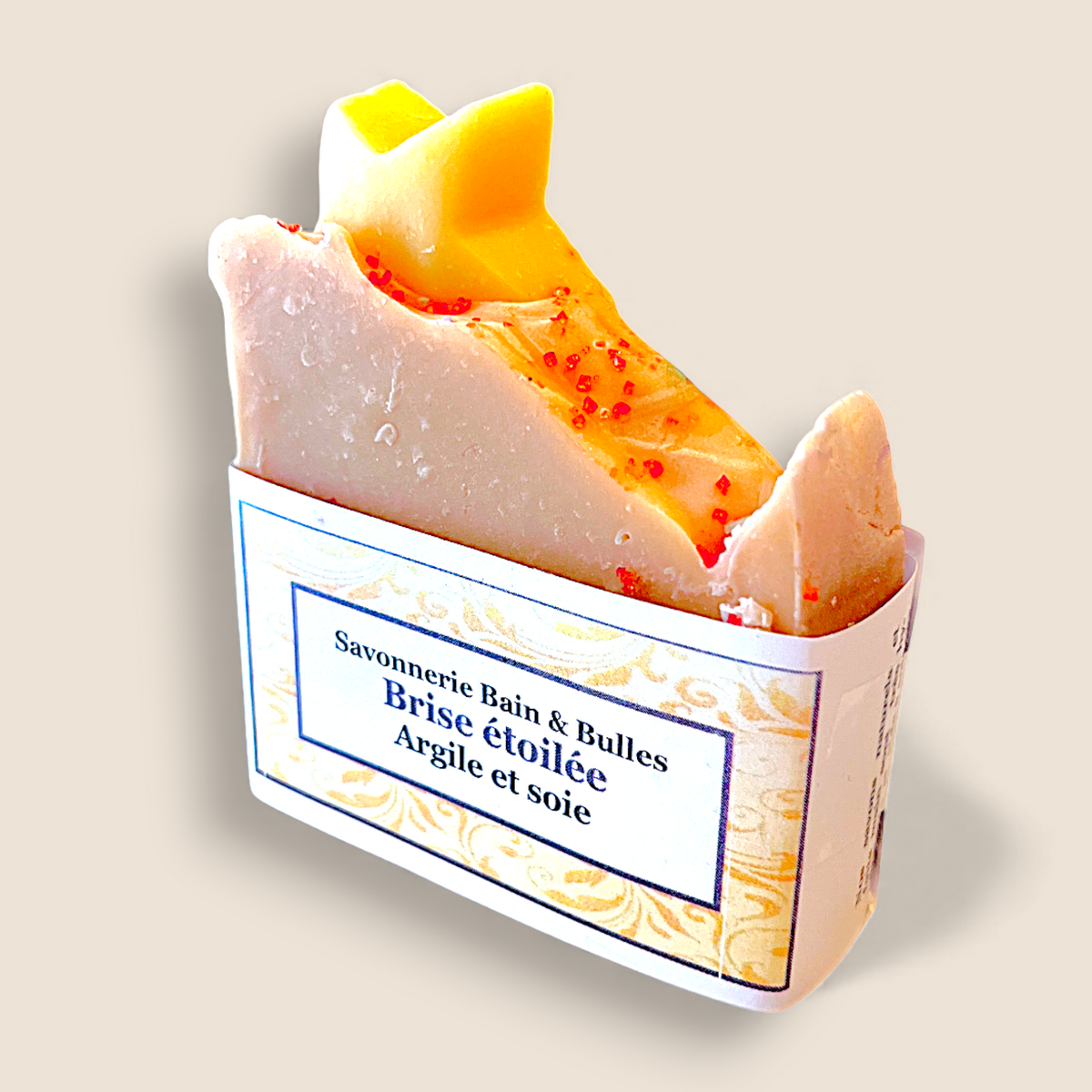 Starlight Breeze Bar Soap – Clay and silk – Bain & Bulles Soap Company