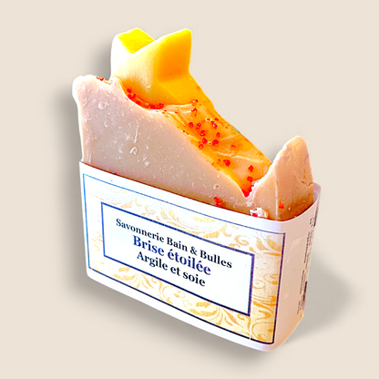 Starlight Breeze Bar Soap – Clay and silk – Bain & Bulles Soap Company