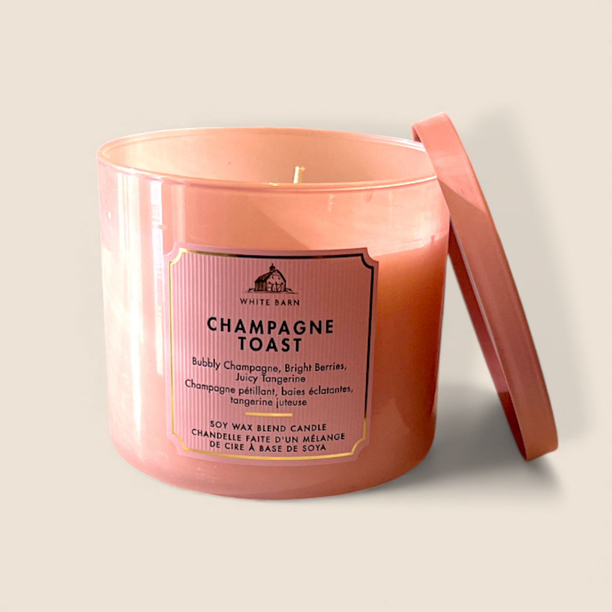 Bougie à 3 mèches - Champagne Toast - Bath & Body Works