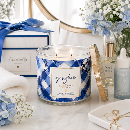 Bougie à 3 mèches - Gingham - Bath & Body Works