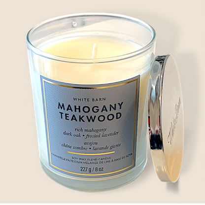 1-Wick Candle – Mahogany Teakwood – Bath & Body Works