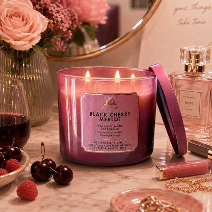 Bougie à 3 mèches - Black Cherry Merlot - Bath & Body Works