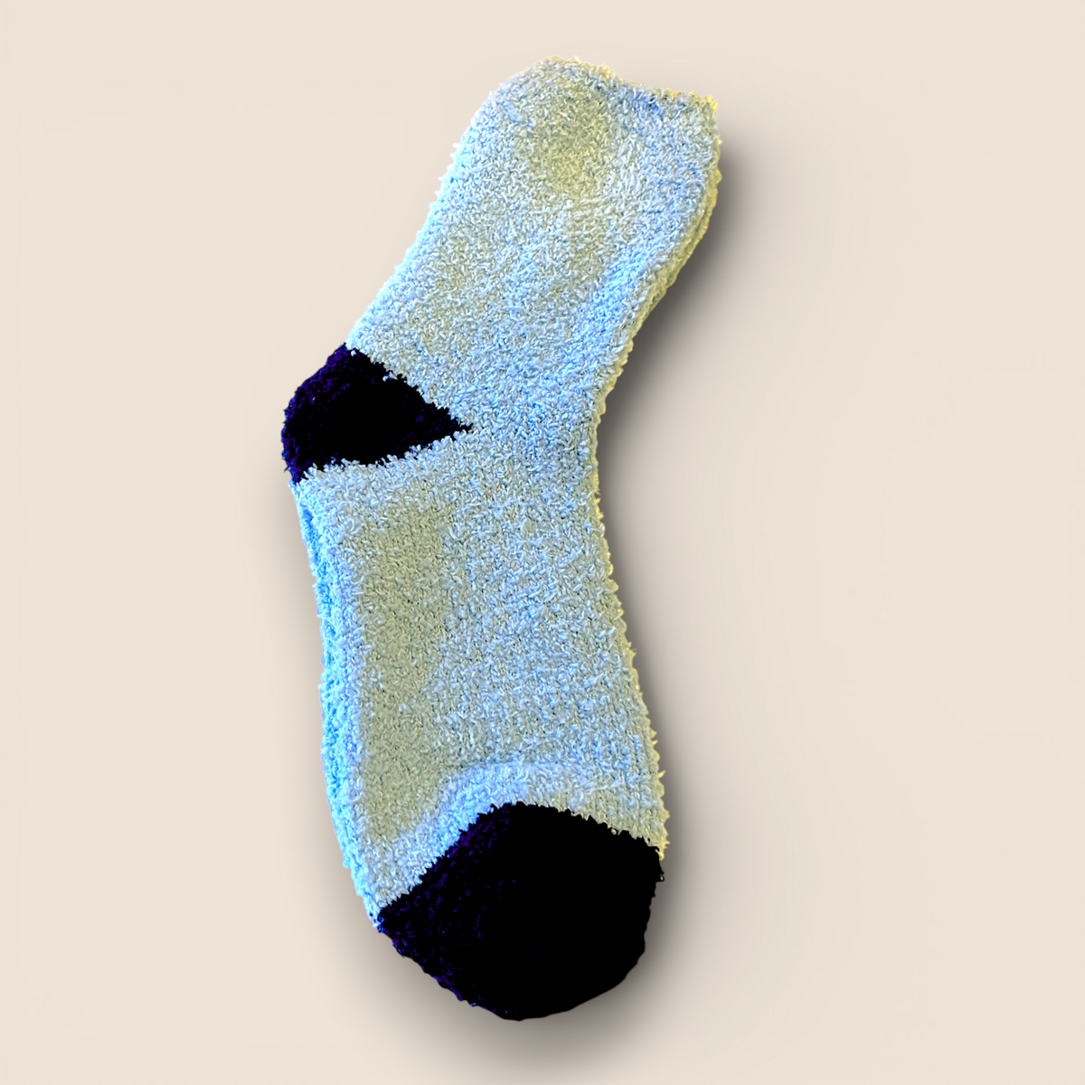 Bas confort peluche – Bleu pâle