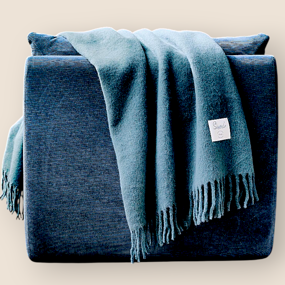 Mohair-effect variegated throw – Enveloping softness - 5 colors.
